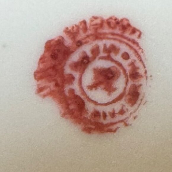 Hand-Painted Japanese Ceramic Vase With Floral & Butterfly Design - Picture 6 of 8